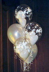 Wedding balloon bouquet