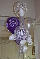 Hearts balloon bouquet