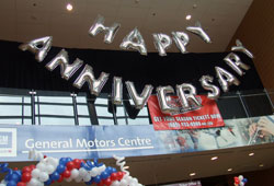Corporate Anniversary balloon decor