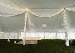 Organza ceiling