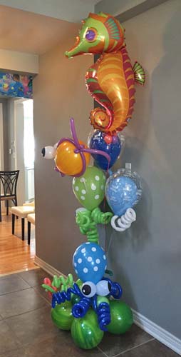 Happy Birthday balloon bouquet