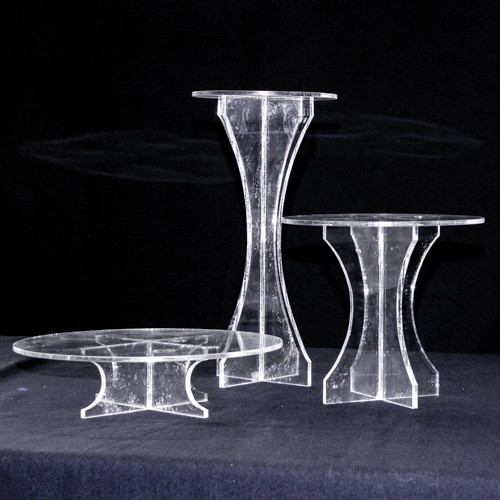 3-tier acrylic cake stand
