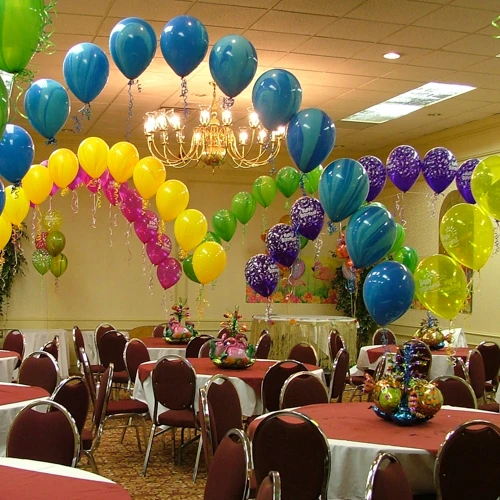 arches & columns string of pearls balloon arch