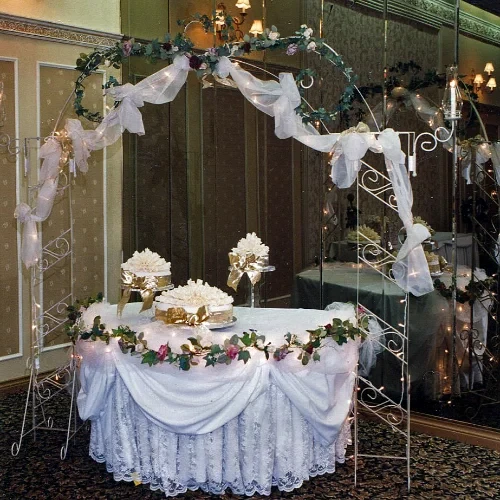 arches & columns wrought iron arch