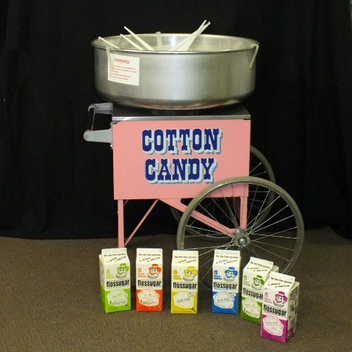 candy floss machine with cart