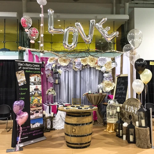 booth at a trade show