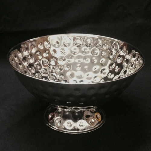 metal punch bowl or ice bucket