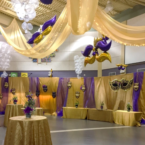Mardi Gras theme dance