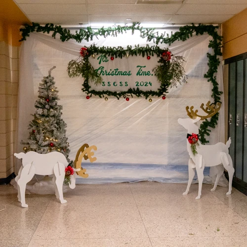 Christmas dance decor