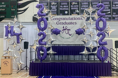 high school graduation decor