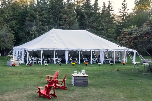 large white tent