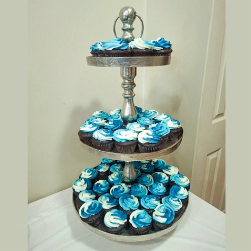 3-tier cupcake stand