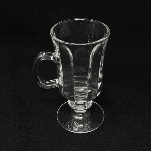 irish coffee glass with handle