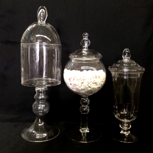 glass candy jars