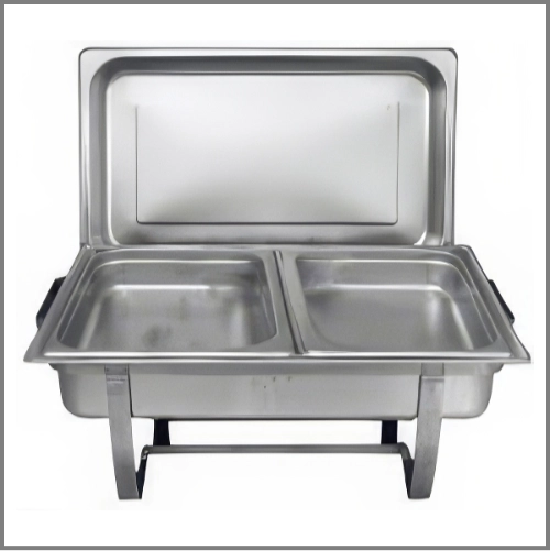 chafing dish inside view