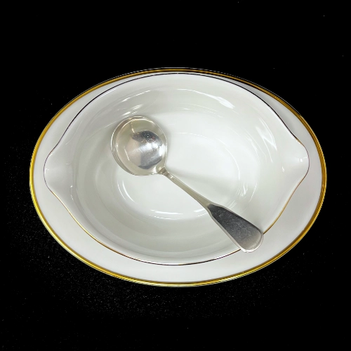 Goldline gravy boat