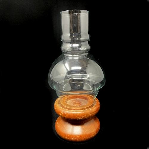 decor items—vintage huricane lamp centrepiece