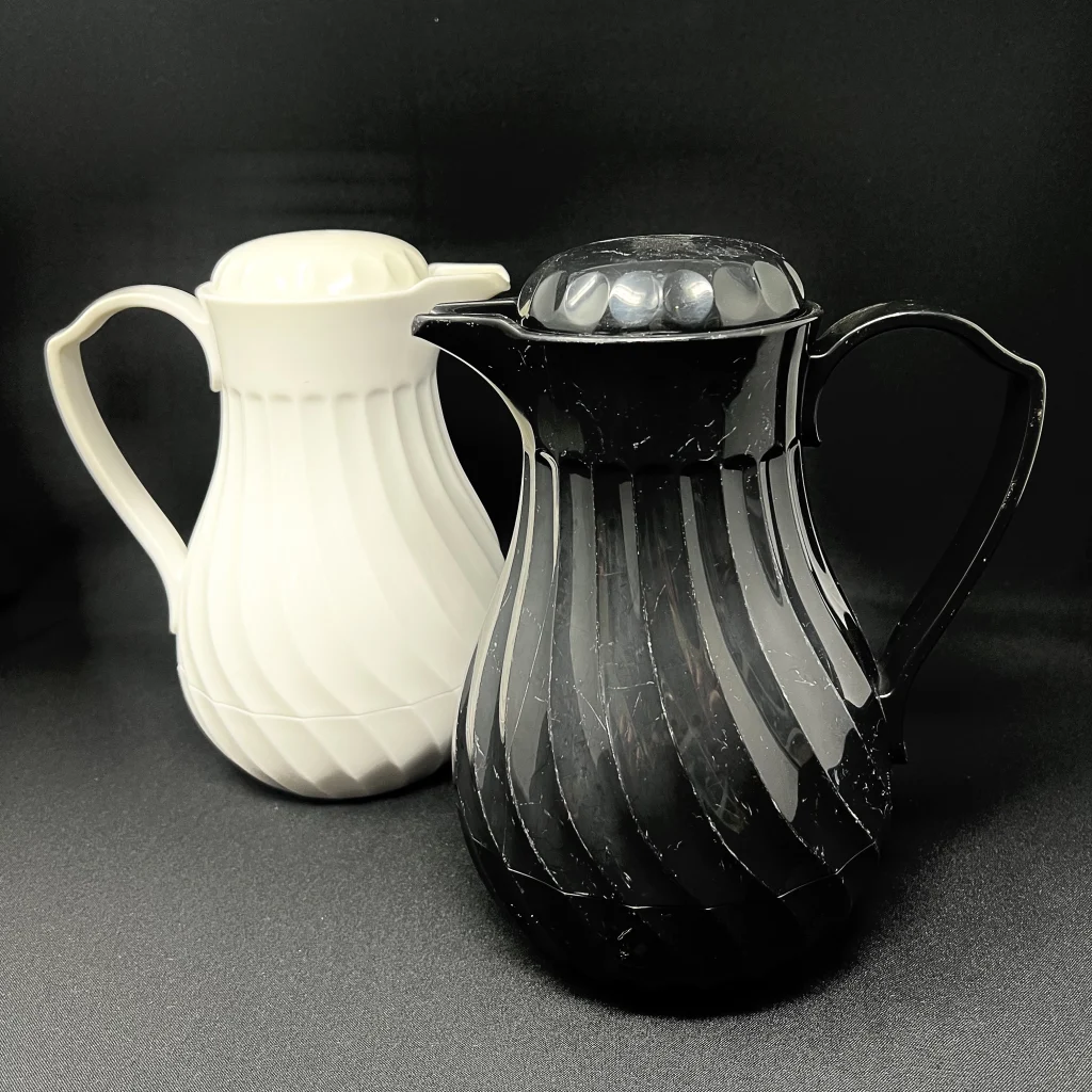 insulated coffee servers black and white