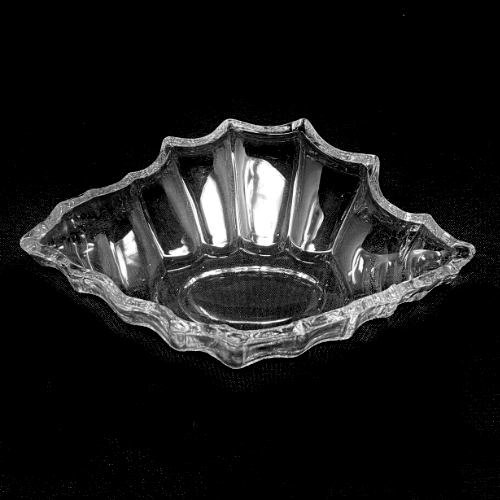 7" clear shell bowl