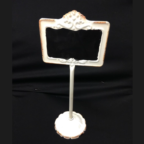 rustic table number blackboard