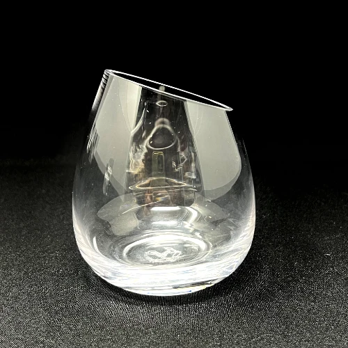 decor items—vintage clear votive holder