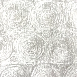 white rosette runner