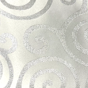 linen — chair covers & sashes white silver swirl chair sash